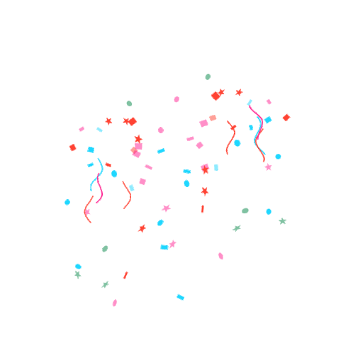 confetti frame